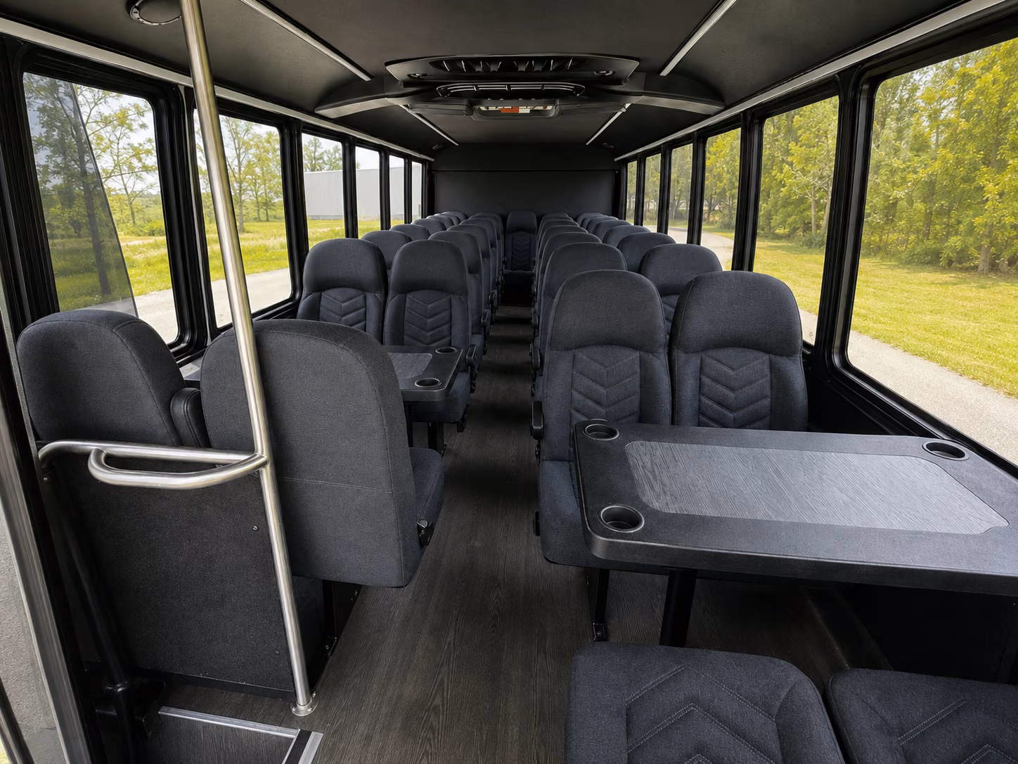 santa clarita 20 passenger minibus inside