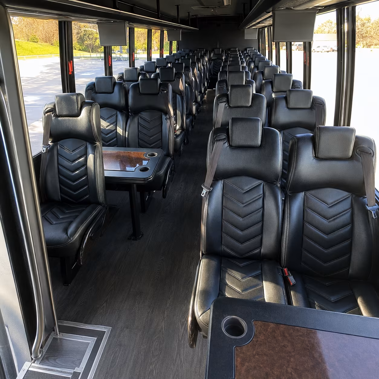 santa clarita 25 passenger minibus interior