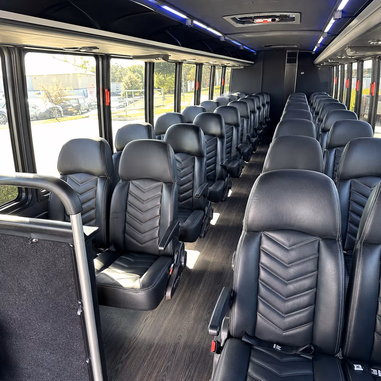 santa clarita 28 passenger minibus inside
