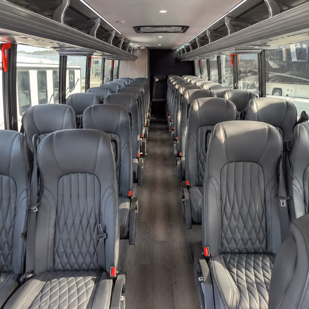 santa clarita 30 passenger minibus inside