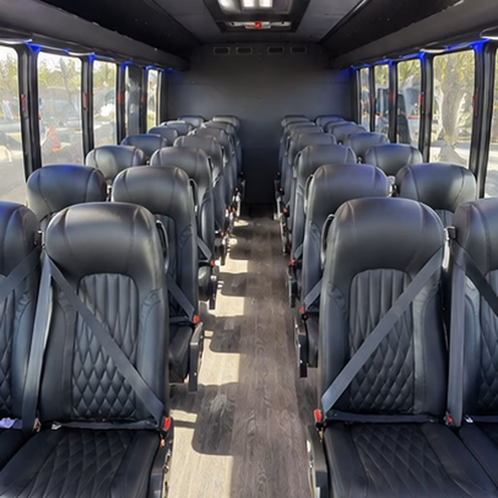 santa clarita 30 passenger minibus interior