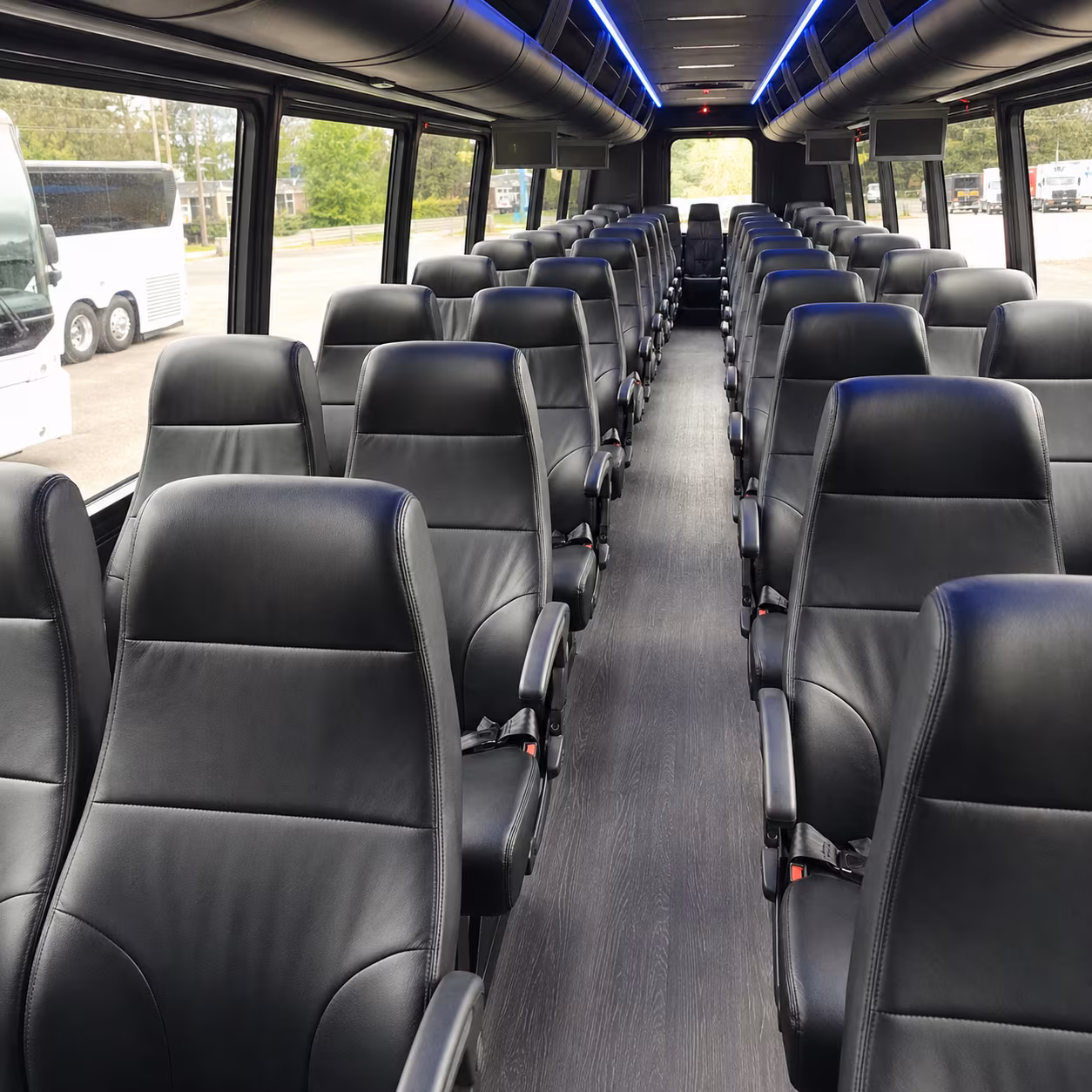 santa clarita 35 passenger minibus inside