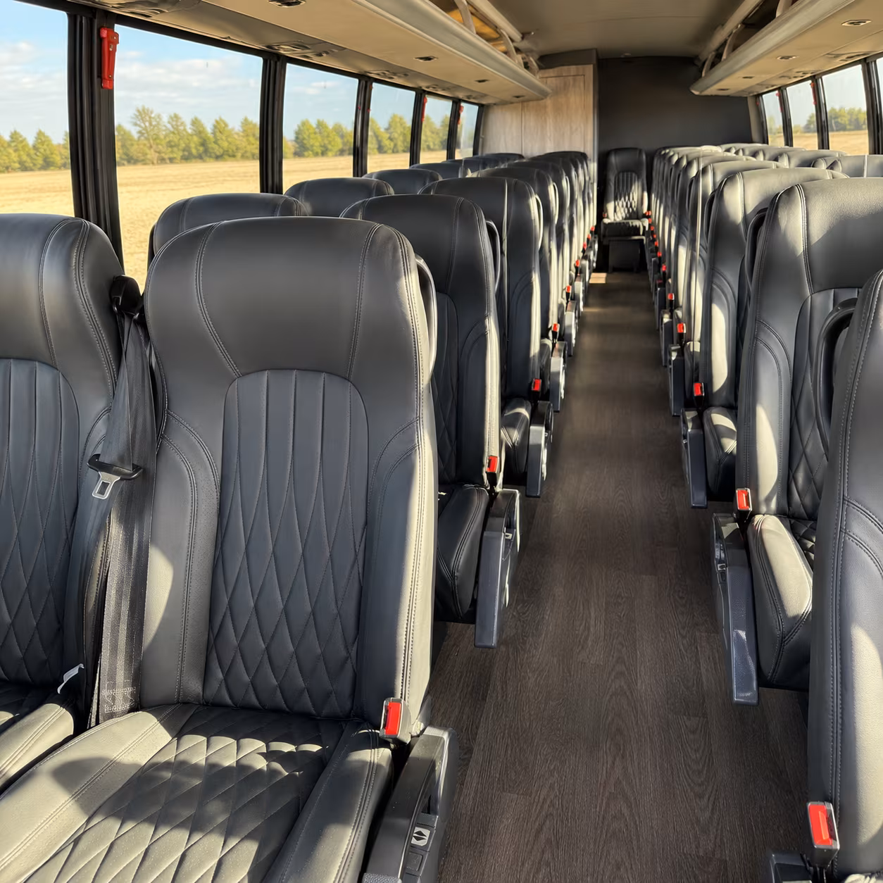 santa clarita 35 passenger minibus interior