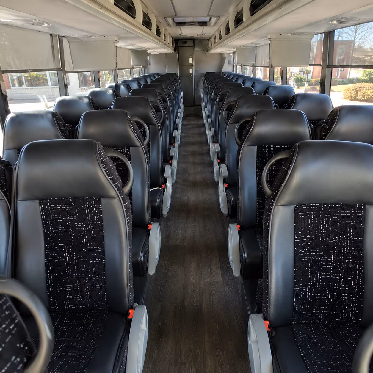 santa clarita 54 passenger charter bus inside