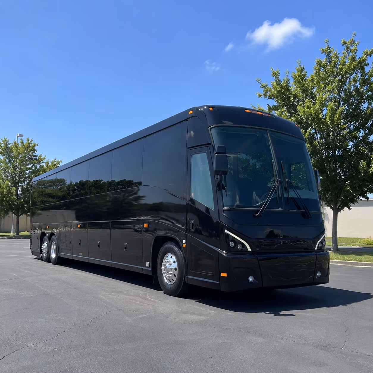 santa clarita 56 passenger charter bus