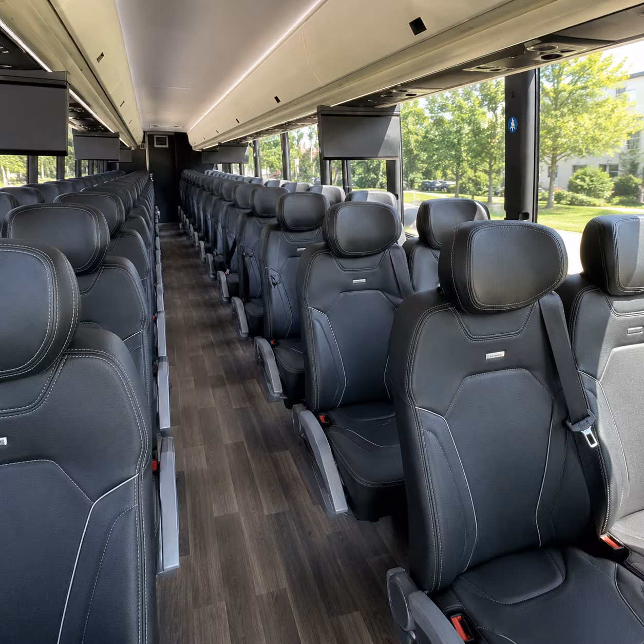 santa clarita charter bus interior