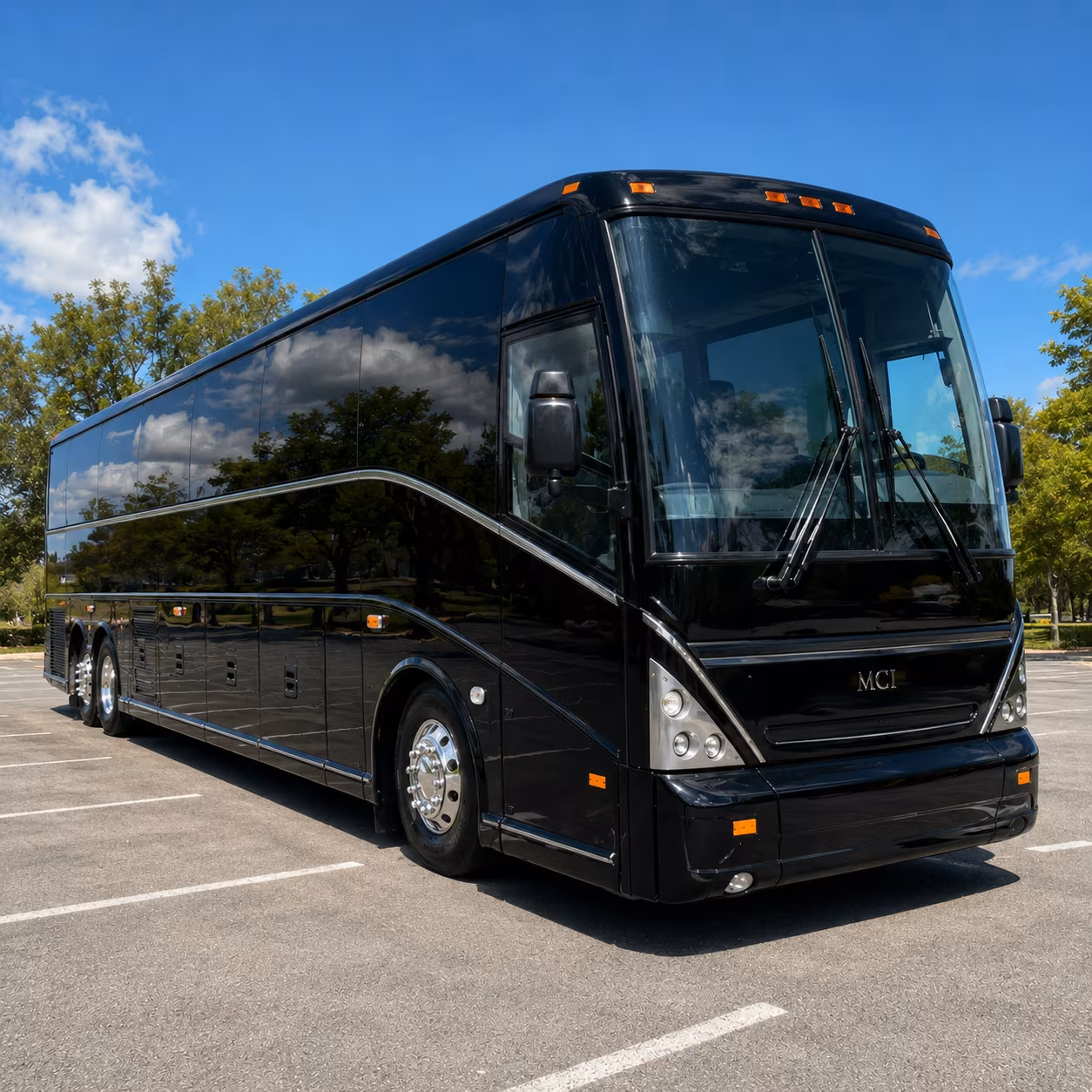 santa clarita government military charter bus rental