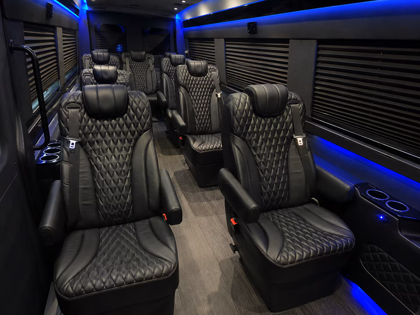 santa clarita sprinter van with driver inside