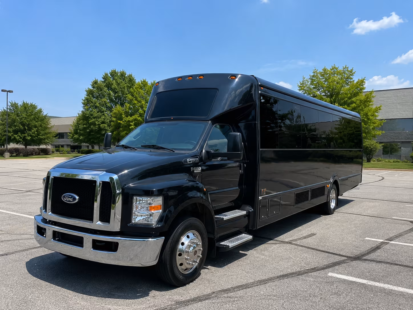 santa clarita wedding party bus rental
